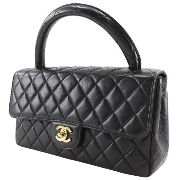 CHANEL Parent-child bag Parents only Handbag Matelasse One handle black - Picture 4 of 13